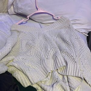American Eagle cream sweater